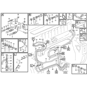 Tubo De Combustible - VOE11128904 - Volvo