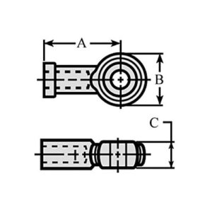 Rotula - 4D4064 - Caterpillar Alternativo