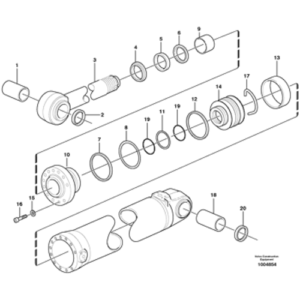 Piston Rod Seal - VOE11088174 - Volvo