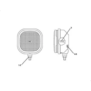 Farol Completo - 5I8250 - Caterpillar Alternativo