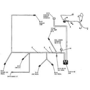 Mazo De Cables - 3540049 - Caterpillar Alternativo