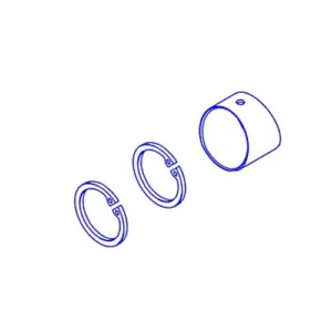 Kit Piston Y Aros + 05 Cat C6.6 - 3802062 - Caterpillar Alternativo